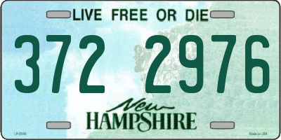 NH license plate 3722976
