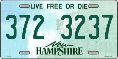 NH license plate 3723237