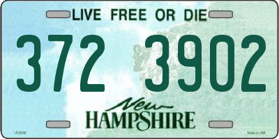 NH license plate 3723902