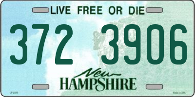 NH license plate 3723906