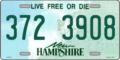 NH license plate 3723908