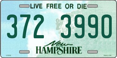 NH license plate 3723990