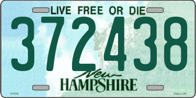 NH license plate 372438