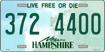 NH license plate 3724400