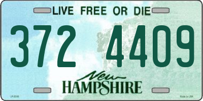 NH license plate 3724409
