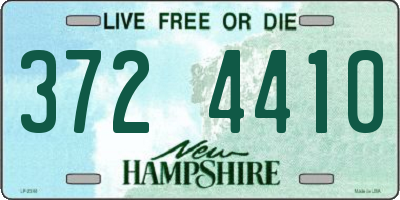 NH license plate 3724410