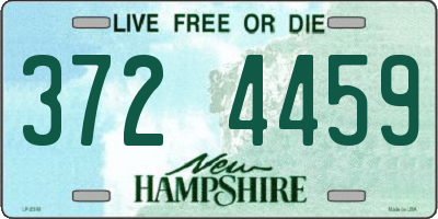NH license plate 3724459