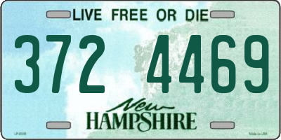 NH license plate 3724469
