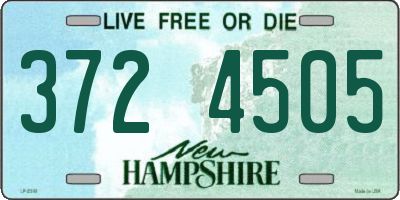 NH license plate 3724505