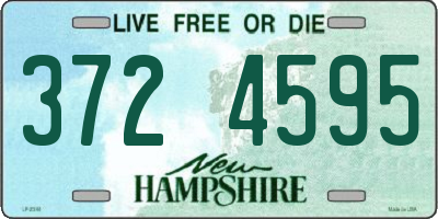 NH license plate 3724595