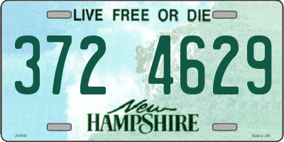 NH license plate 3724629
