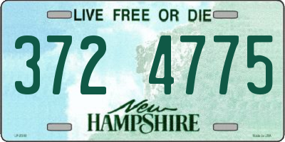 NH license plate 3724775