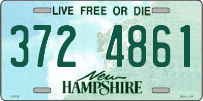 NH license plate 3724861