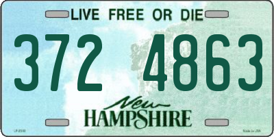 NH license plate 3724863
