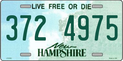 NH license plate 3724975