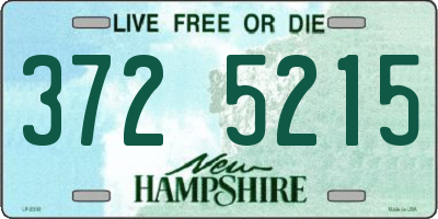 NH license plate 3725215