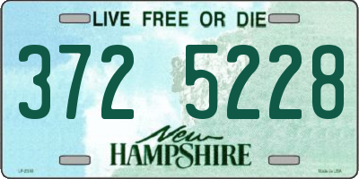 NH license plate 3725228