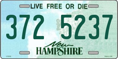 NH license plate 3725237