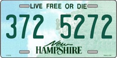 NH license plate 3725272