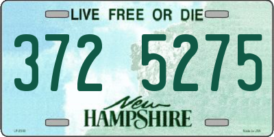 NH license plate 3725275