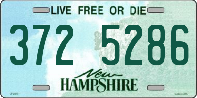 NH license plate 3725286