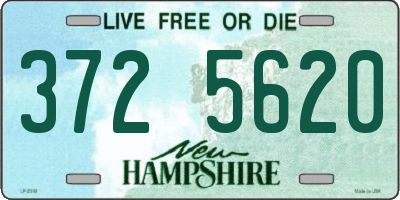 NH license plate 3725620