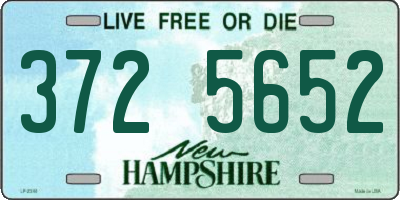 NH license plate 3725652