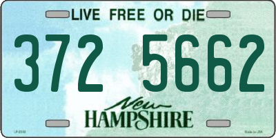 NH license plate 3725662