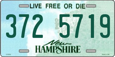 NH license plate 3725719