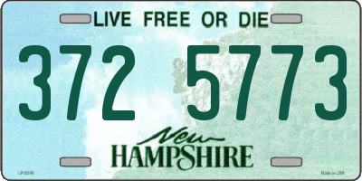 NH license plate 3725773