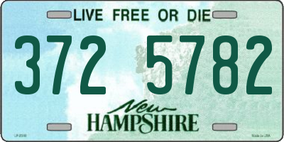 NH license plate 3725782