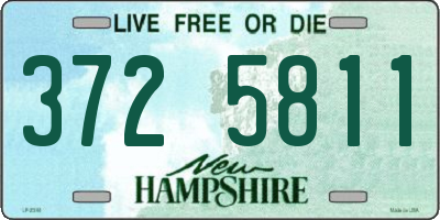 NH license plate 3725811