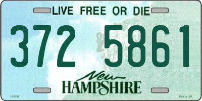 NH license plate 3725861