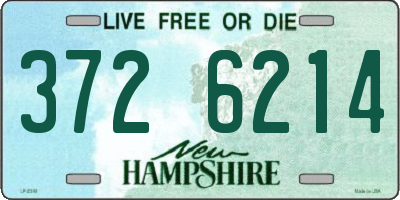 NH license plate 3726214