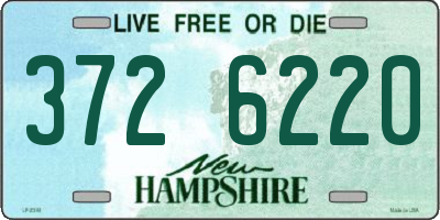 NH license plate 3726220