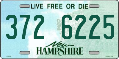 NH license plate 3726225