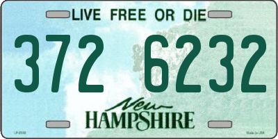 NH license plate 3726232