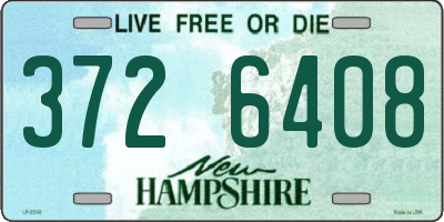 NH license plate 3726408