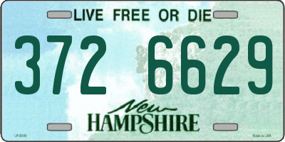 NH license plate 3726629