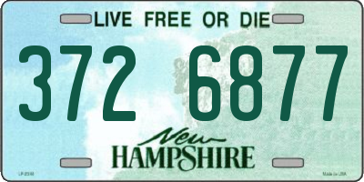 NH license plate 3726877