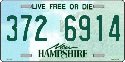 NH license plate 3726914