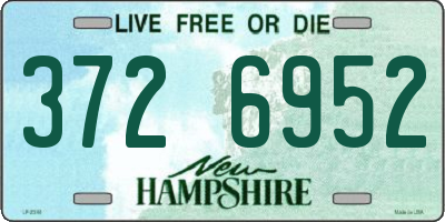 NH license plate 3726952