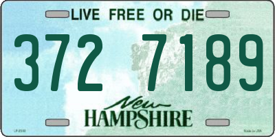 NH license plate 3727189