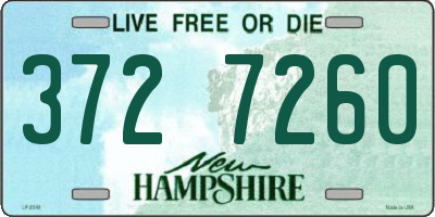 NH license plate 3727260