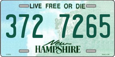 NH license plate 3727265
