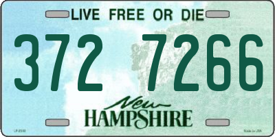 NH license plate 3727266