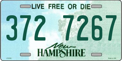 NH license plate 3727267