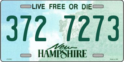 NH license plate 3727273