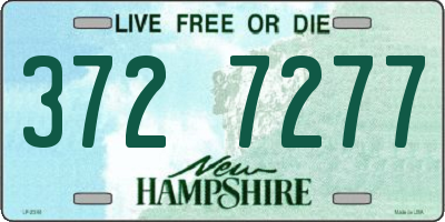 NH license plate 3727277