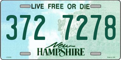 NH license plate 3727278